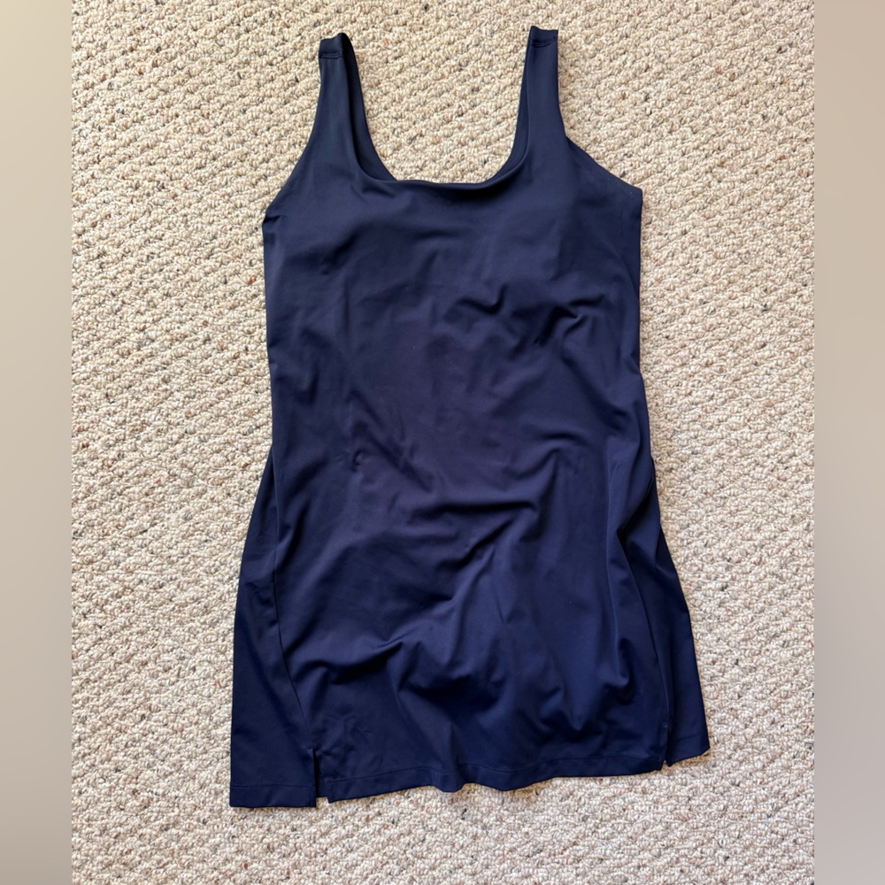 Set of Two Old Navy Active PowerSoft Athleisure Dresses - Navy and Olive - Picture 2 of 8